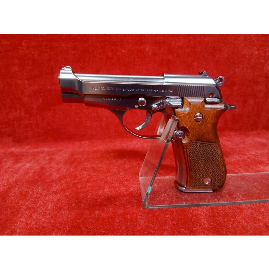 【4/22(水)5％OFFクーポン】マルシン 組立式 発火型モデルガン M84 ABS SV ハーフチェッカー木製グリップ仕様の画像