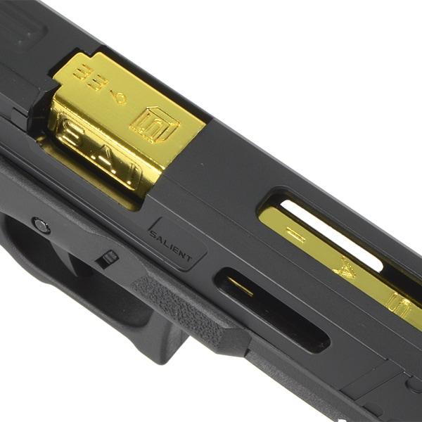 【5/3(日)5％OFFクーポン】E&C 1105 GLOCK17 SAI ガスブローバック ゴールドバレル G17 グロック17_5