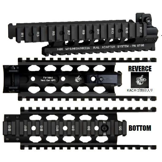 WIITECH マルイ次世代電動ガンMP5A4/A5対応 KAC MP5 RASタイプハンド