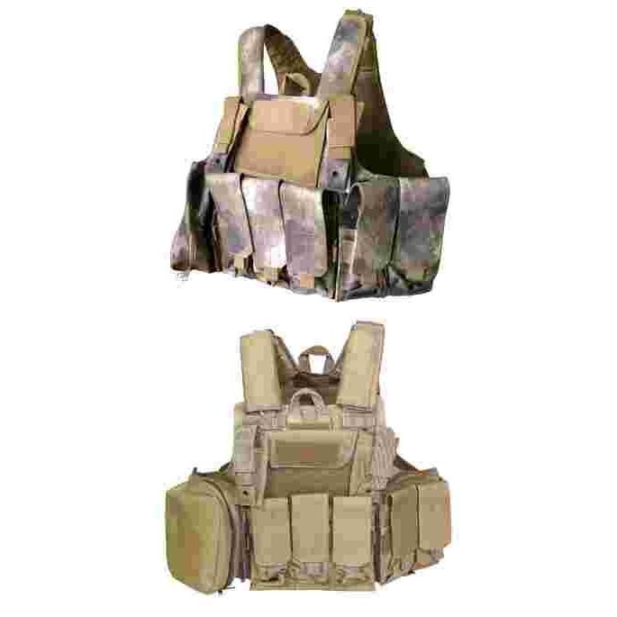 サバゲー用品セット(ガン×4、チョッキ、排マグポーチ、バックetc...) サバゲー用品セット(ガン×4、チョッキ、排マグポーチ、バックetc)