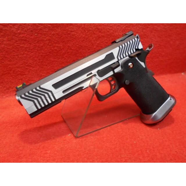 ARMORER WORKS HI-CAP5.1 ナスカジオメトリイ 2トーンシルバー GBB