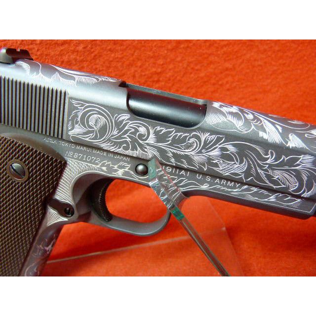 【東京マルイ】シリーズ'70 ニッケルフィニッシュ　※エングレーブカスタム TOKYO MARUI（東京マルイ） ハンドガン エングレーブカスタム : 総合