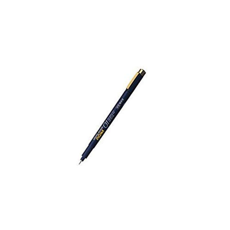 【おトク】 (業務用セット) ×10セット 1本入 黒 ESDK01#49 (0.1mm) 耐水耐光性顔料インク ピグマ サクラクレパス 水性、アクリル