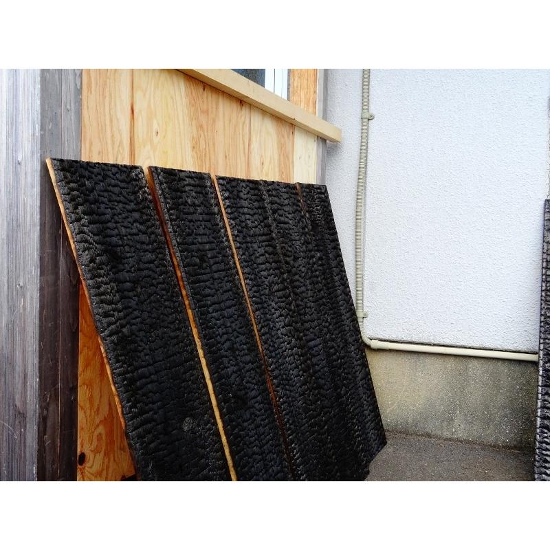 珍しい 手焼杉 00 12 300 6枚 焼板 目板セット 本焼板 板材 杉板 壁板 外壁 伝統 日本家屋 和風 デザイン 黒 炭 Diy リフォーム 全国組立設置無料 Www Mysmileteethwhitening Com