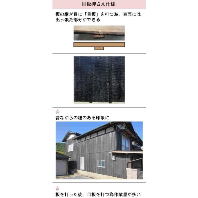 手焼杉 焼板・目板セット 本焼板 焼き杉 板材 杉板 壁板 外壁 伝統 日本家屋 和風 デザイン シック 除湿 消臭 黒 炭 DIY リフォーム (12×2000×240mm)8枚入り - 2