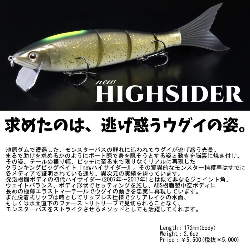 newハイサイダー172ハイフロート　new HIGHSIDER172 HIGH-FLOAT　deps　デプス｜mokkoya｜10