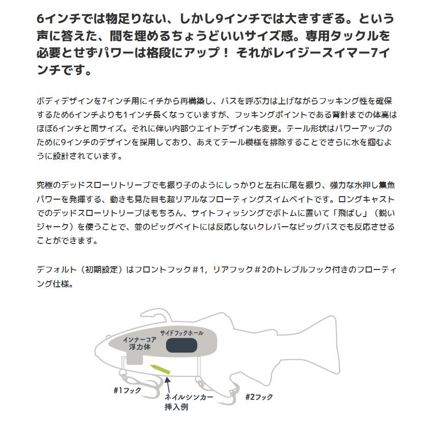 IMAKATSU レイジースイマー7インチ LazySwimmer 3Dリアリズム