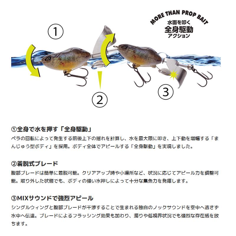 IMAKATSU（イマカツ） MJプロップ MJ PROP スイッシャー : ルアー
