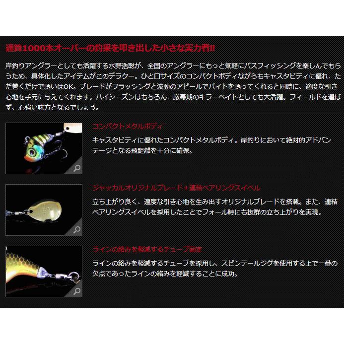 VIBRATION デラクー Deracoup ジャッカル Jackall メタルジグ テール