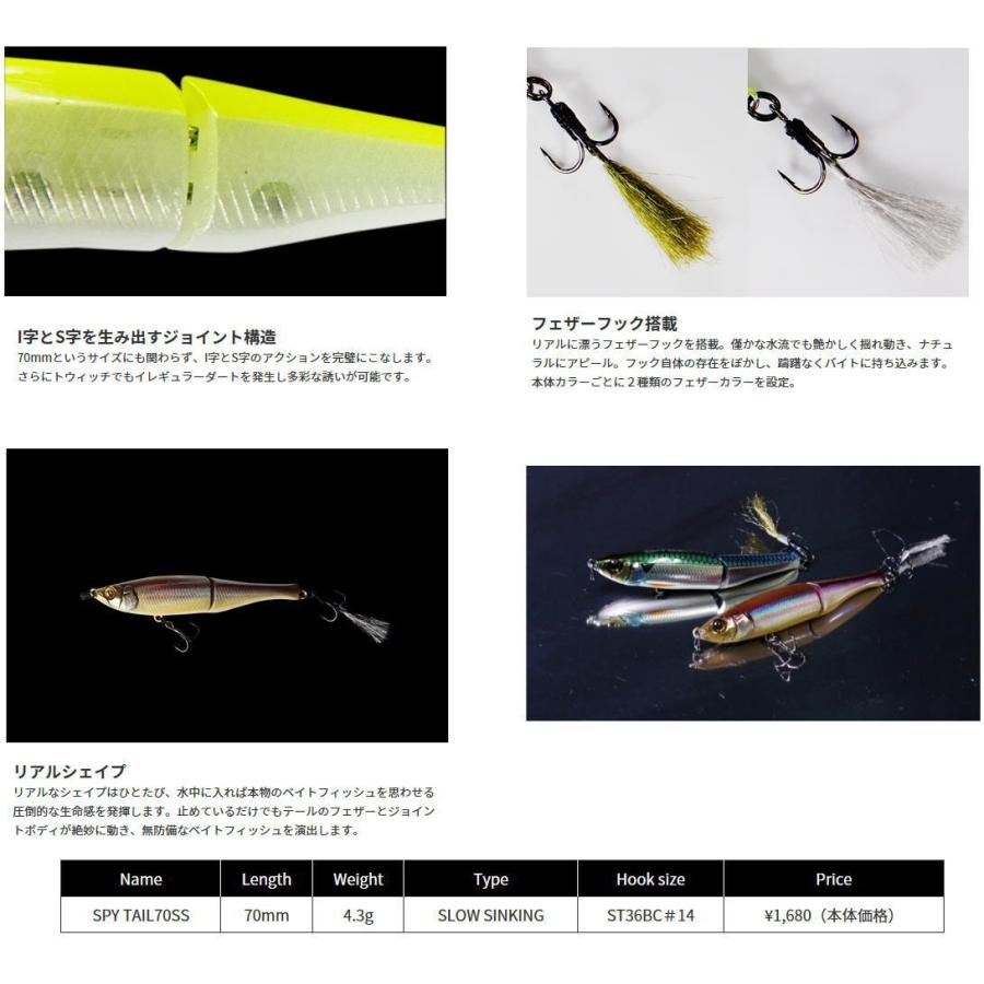 ジャッカル スパイテール70ss Jackall Spytail70ss ルアーショップmokkoyaヤフー店 通販 Yahoo ショッピング
