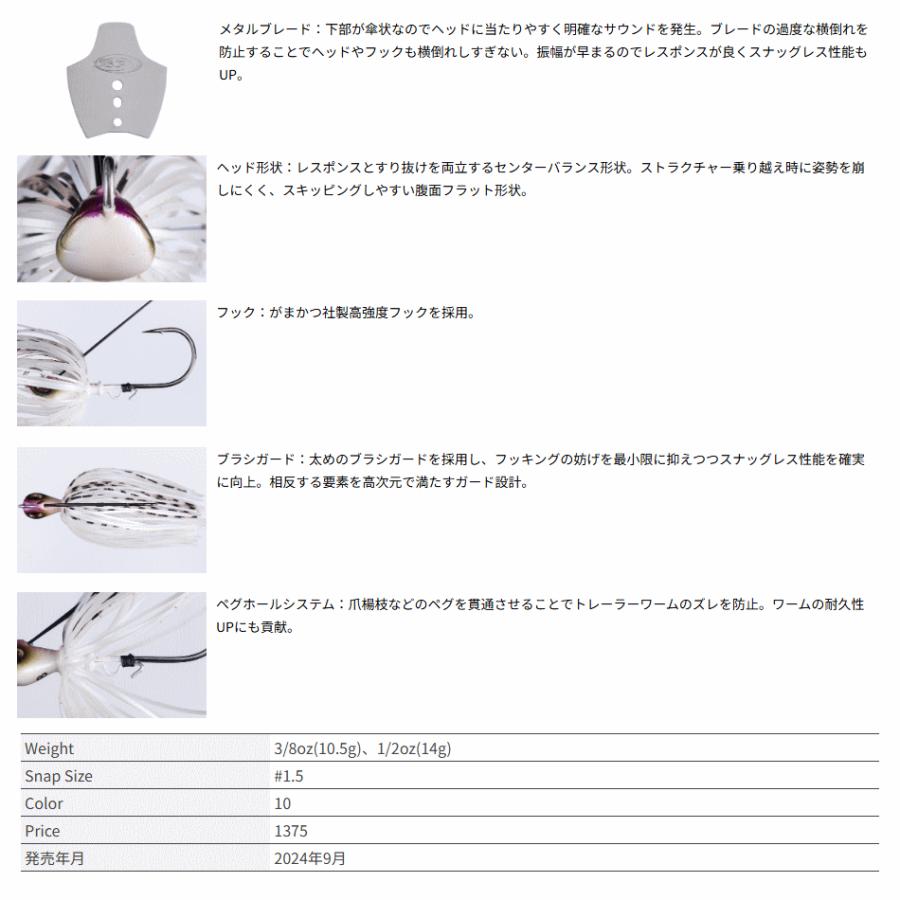 OSP ブレードジグ　スモーキンシャッド　全サイズセット超希少　並木　チャター春 O.S.P メタルブレードジグ METAL BLADE JIG O.S.P チャターベイト