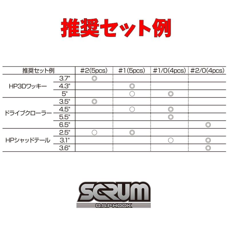 オーエスピー　スクラム　カバーネコリグ　ワームフック　OSP｜mokkoya｜04