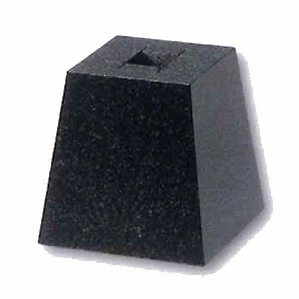 御影石 沓石 ニューインパラ 角型（標準型） 本磨き仕上げ 天端4寸