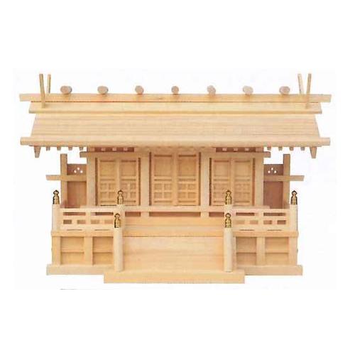 神棚 鹿屋野三社 木曽ひのき 621 キッチン、日用品、文具-冠婚葬祭、宗教用品-神棚