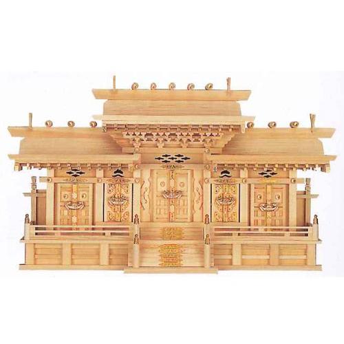 神棚 マス組付五社・大 ひのき 76 : こだわりの建材ショップmokku
