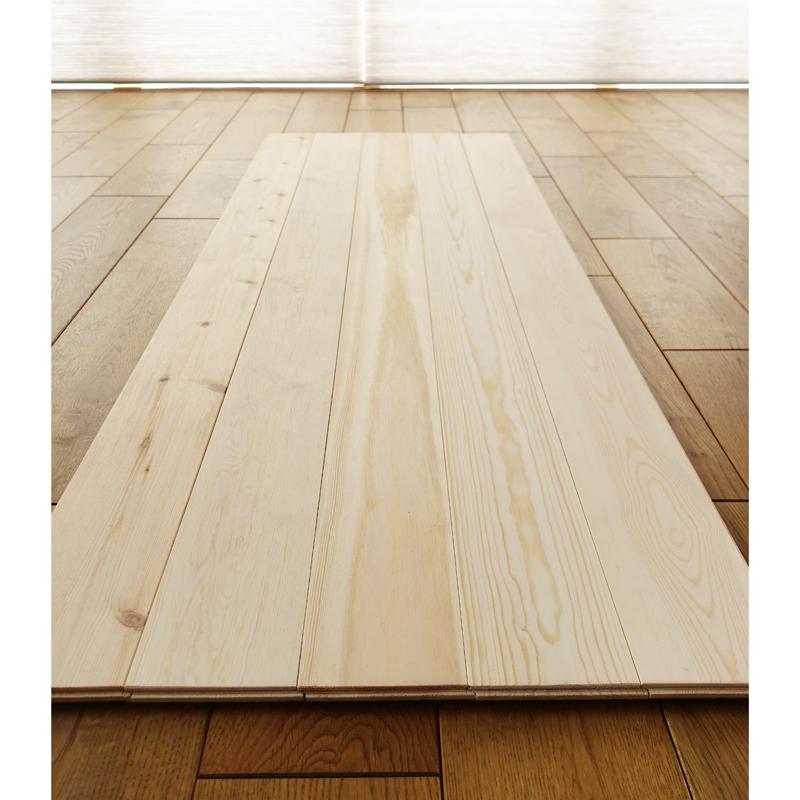フローリング レッドパイン 無垢 1枚板 節有 無塗装 1820x114x15 フローリング レッドパイン 無垢 1枚板 節有 無塗装 1820x114x15