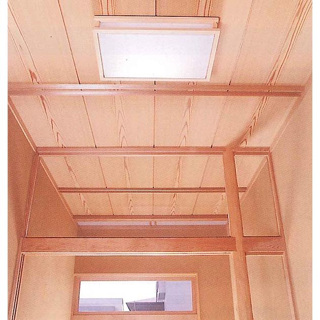 ラミ天　天井板　目透かし天井板　柾目　8枚入　8帖用　目板仕上げ　関東間　12尺