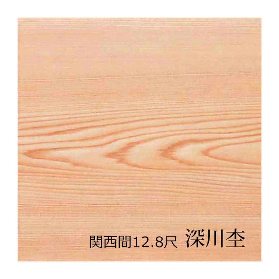 ラミ天 深川杢 12.8尺 関西間 2枚 本実仕上げ ラミネート天井板