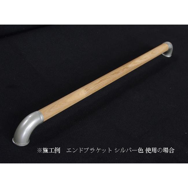 タモ丸棒 35Φ 980mm クリア塗装品 3本セット 手すり : こだわりの建材
