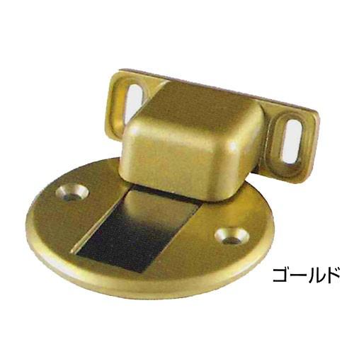 ドアストッパー 戸まるくん 35個セット ドアストッパー フラットタイプ床取付用 戸まるくん ゴールド 材質亜鉛