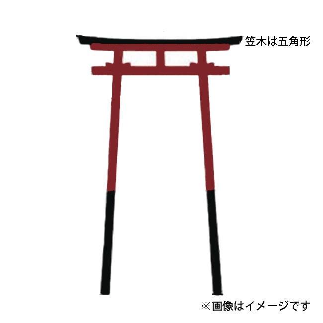 鳥居 木製 朱塗 3.5寸 : こだわりの建材ショップmokku - 通販 - Yahoo