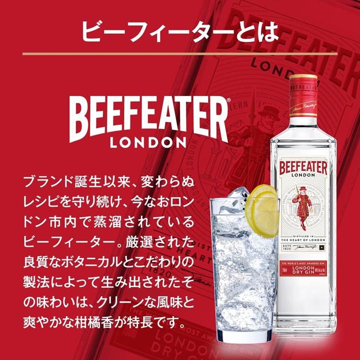ビーフィーター 2本セット ジン BEEFEATER ロンドン ドライ ジン 40度