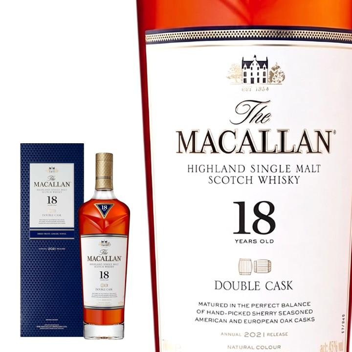 ザ・マッカラン マッカラン ダブルカスク 18年 700ml ギフトボックス