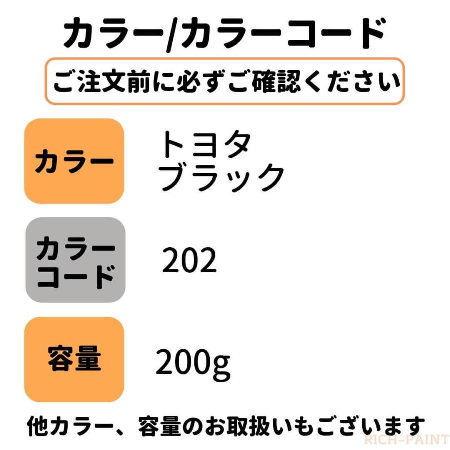 トヨタ ブラック 202 車 塗料 希釈なし アクサルタ クロマックスプロ