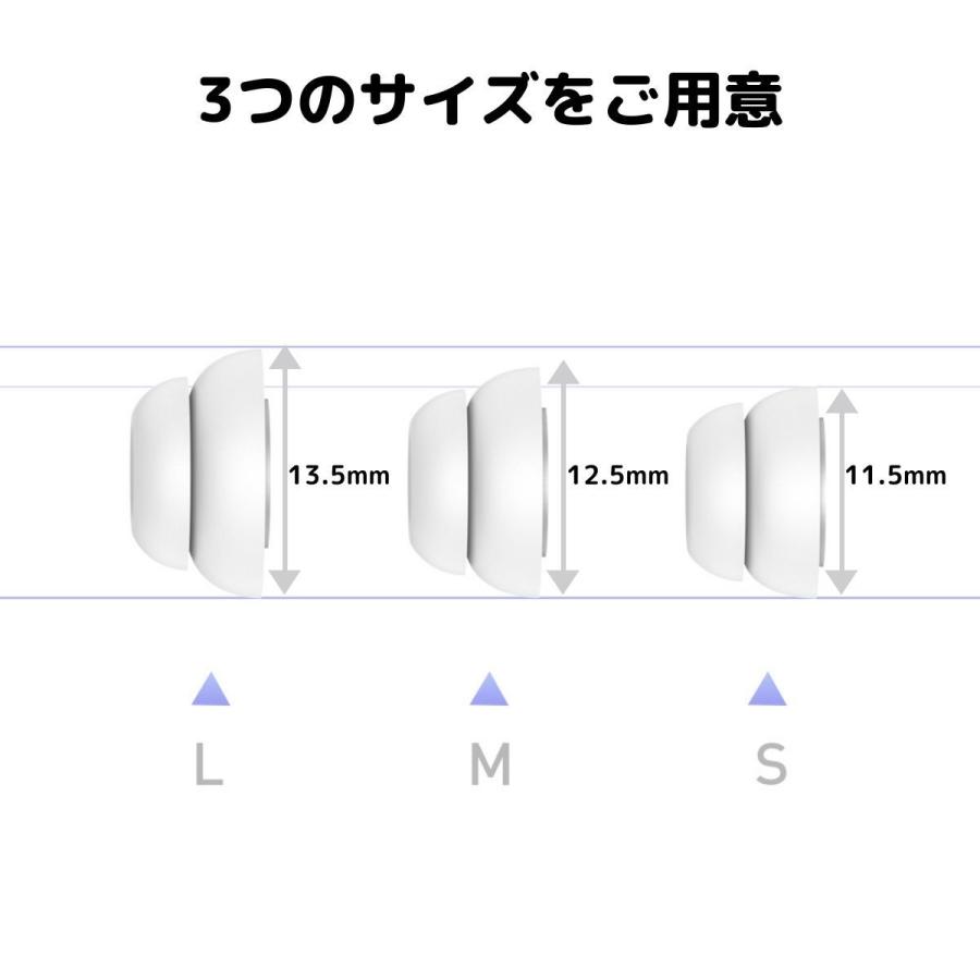 AHAStyle AirPods Pro イヤーチップ つけたまま充電 2セット AHAStyle AirPods Pro イヤーチップ つけたまま充電 2セット