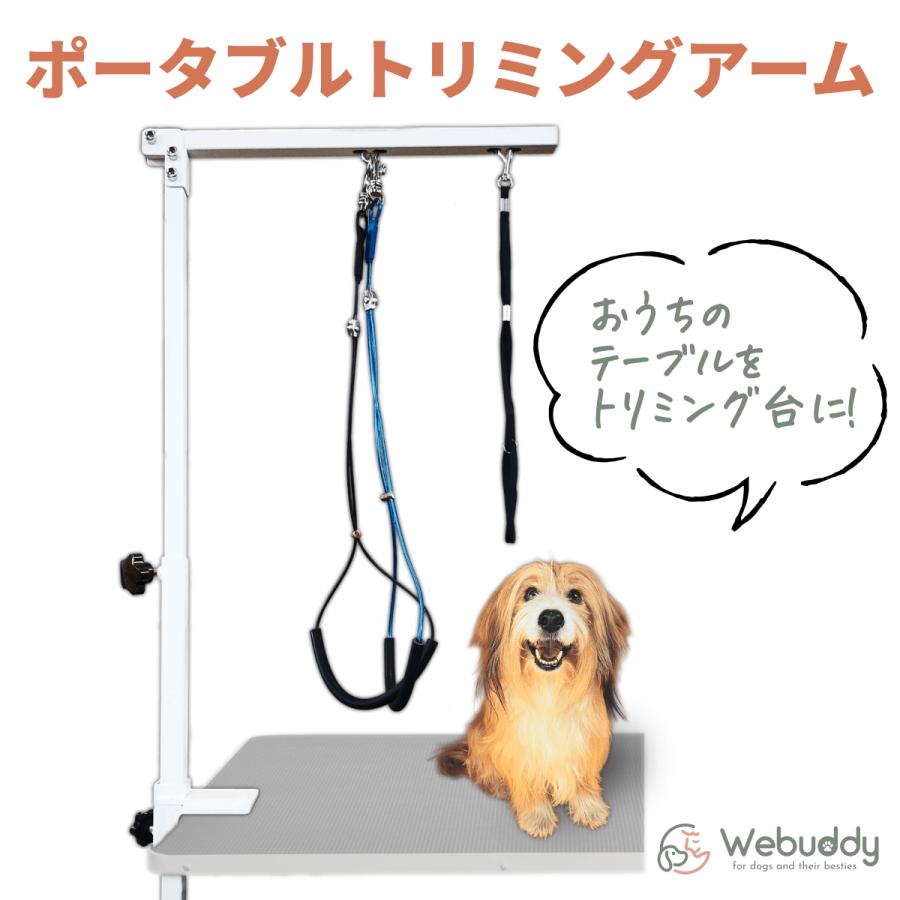 トリミングテーブルアーム いつものテーブルで使えます トリミング台 折りたたみ コンパクト ペット用 シャンプー 小型犬 中型犬 犬 猫 送料無料  :grooming-arm:モックストア - 通販 - Yahoo!ショッピング
