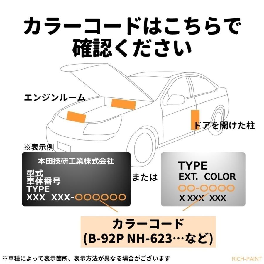 ホンダ シャイニンググレーメタリック NH880M 車 塗料 希釈なし