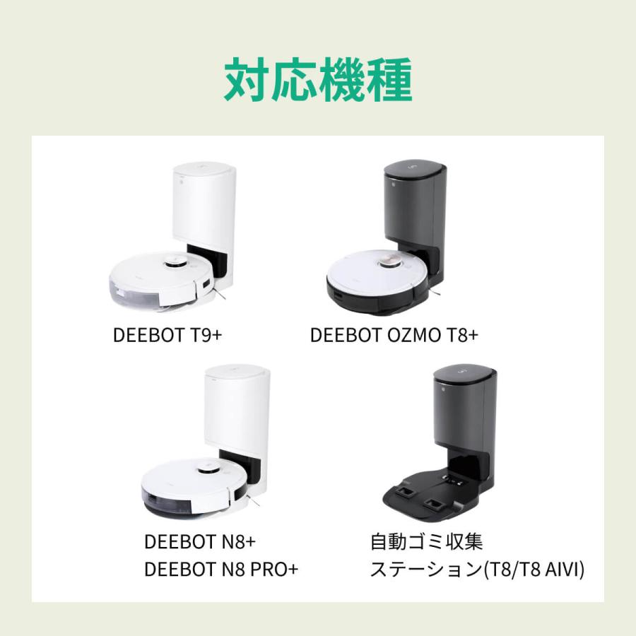 モックプラス エコバックス 紙パック 4枚セット 互換品 DEEBOT モックプラス エコバックス 紙パック 4枚セット 互換品 DEEBOT