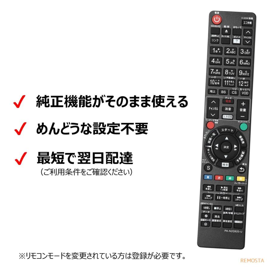 Panasonic BDレコーダー DMR-UBZ2020 リモコンなし Panasonic BDレコーダー DMR-UBZ2020 リモコンなし 概要