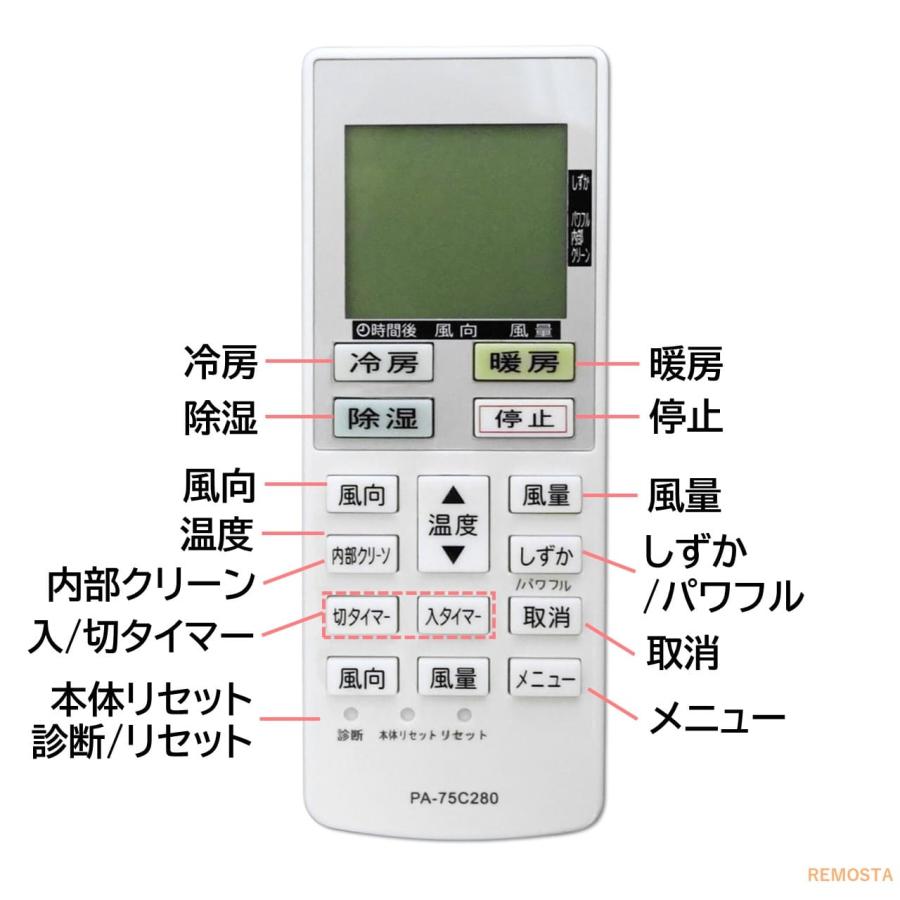 パナソニック エアコンリモコン ACXA75C02320 z2zed1b ACXA75C02320｜ルームエアコン用リモコン｜パナソニック