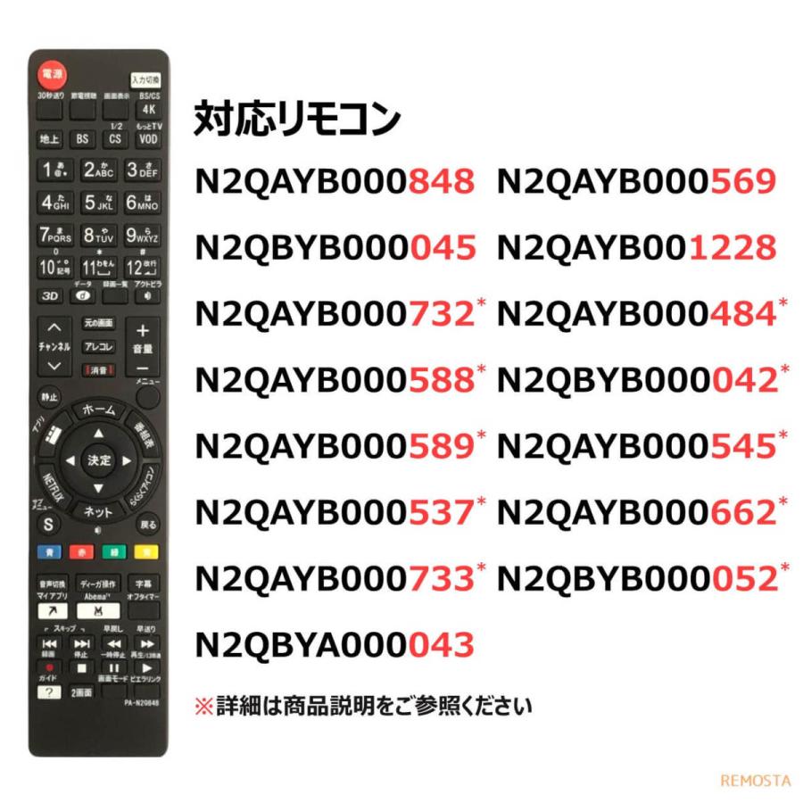 高知インター店】 リモコン 100300069400 の 用の Panasonic 電池ふた パナソニック テレビ AV周辺機器