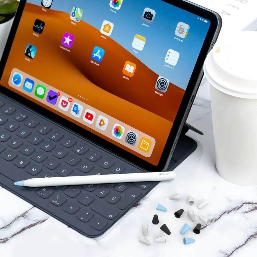 AHAStyle Apple Pencil ペン先 キャップ 保護 カバー 8個入 アップル