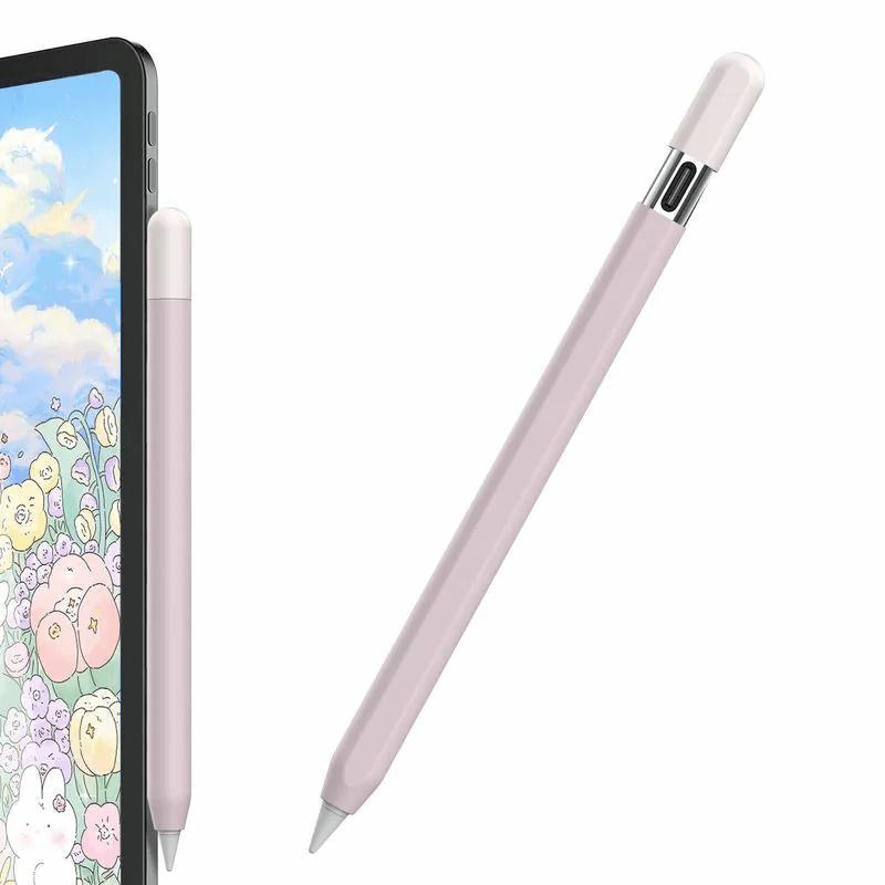 Apple Pencil (USB-C) ケース カバー グリップ キャップ シリコン マグネット アップルペンシル 2023 かわいい 滑り止め 紛失防止 傷防止 ipad アハスタイル｜mokku-shop｜14