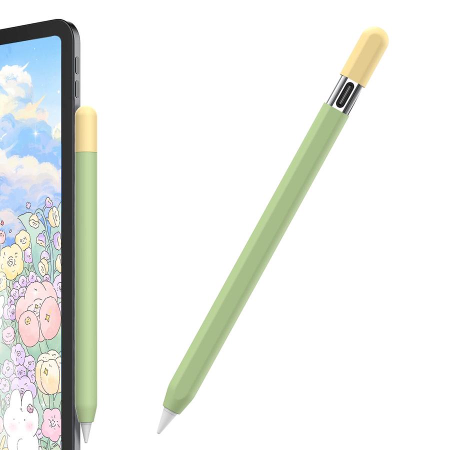 Apple Pencil (USB-C) ケース カバー グリップ キャップ シリコン マグネット アップルペンシル 2023 かわいい 滑り止め 紛失防止 傷防止 ipad アハスタイル｜mokku-shop｜08