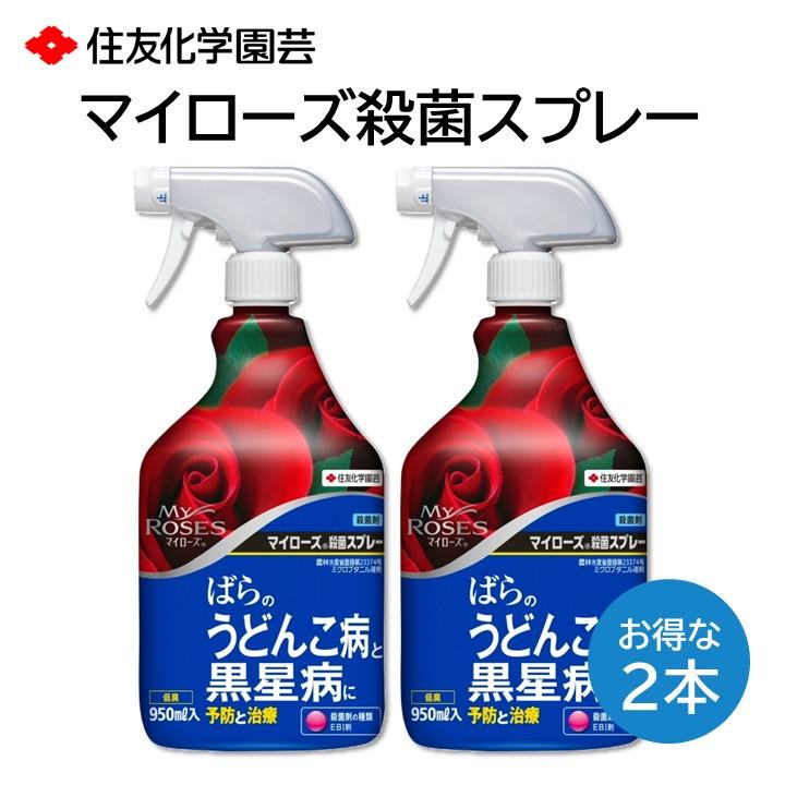 KINCHO園芸 マイローズ 殺菌スプレー 950ml 2本セット バラ 薔薇