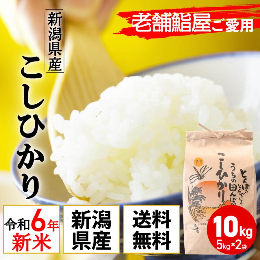 令和6年度新潟県産新米コシヒカリ10kg×2