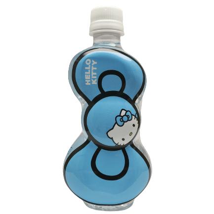 リボンキティ/推しカラーブルー青/キャラクターボトルウォーター