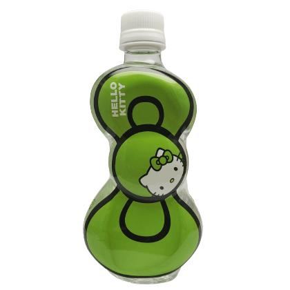 リボンキティ/推しカラーグリーン緑/キャラクターボトルウォーター