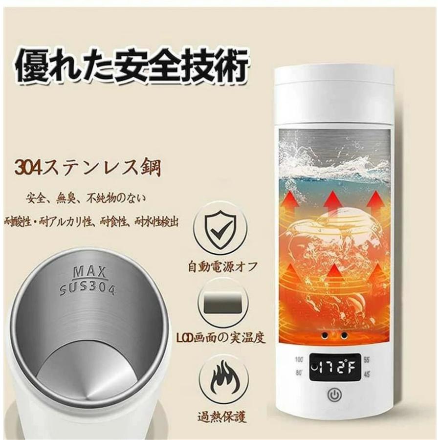 電気ケトル ケトル 小型 ポータブル電気ケトル 500ml 4段階温度調節