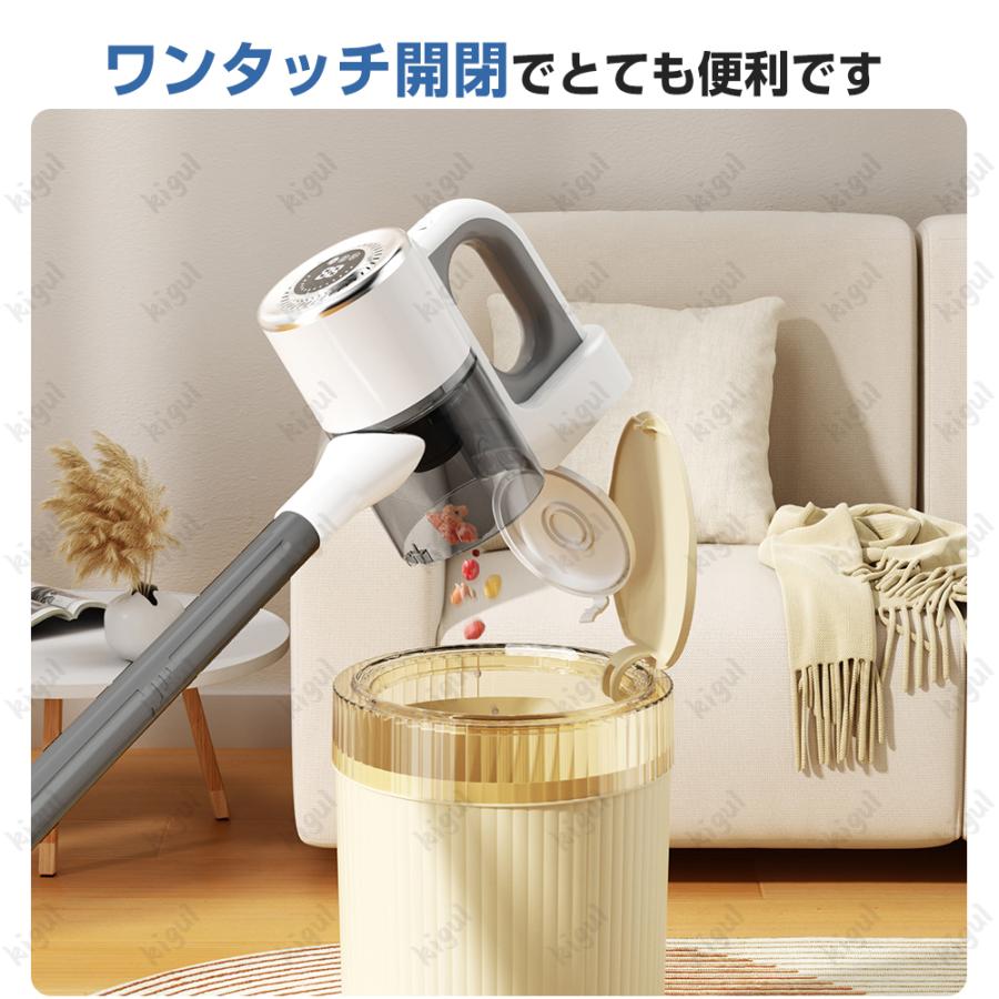 掃除機 コードレス ハンディ 49800pa吸引力 自走式 充電式 強力吸引