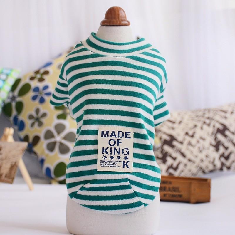 グリーンストライプtシャツ 犬服 Tシャツ ストライプ シンプル 男の子 冬服 人気 流行 ロンパース 冬服 おしゃれ かっこいい 女の子 Bb28 821 犬の洋服ならドッグウエア通販moko 通販 Yahoo ショッピング