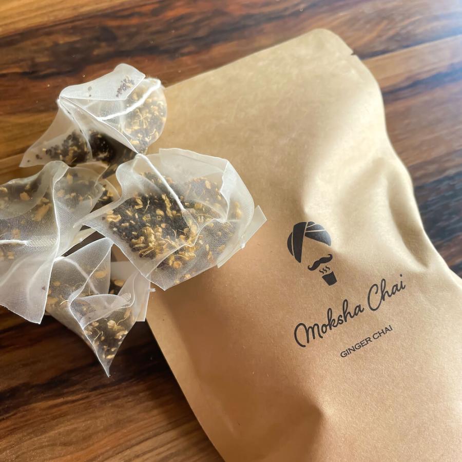 生姜たっぷり】「レンジdeチャイ」濃厚ジンジャーチャイ ティーバッグ