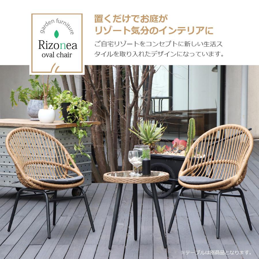 イタリア製❤️オーバルチェア チェア チェアー イス ガーデン リゾネアオーバルチェア : 大川家具