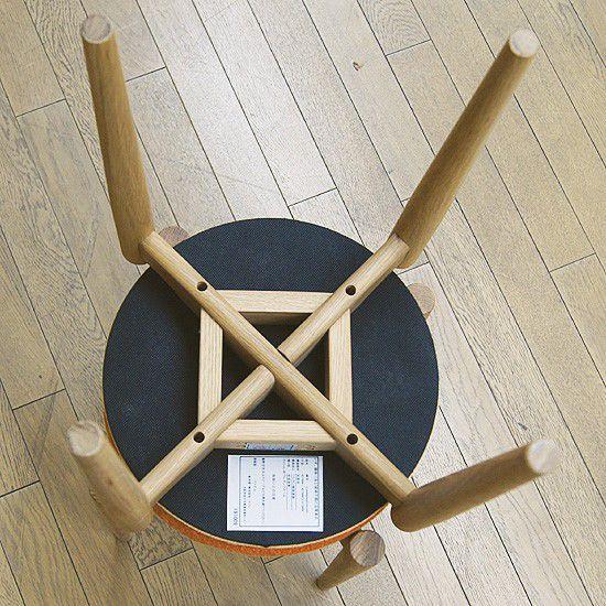 スツール クローバー スタッキング チェア チェアー 丸椅子 : 大川家具