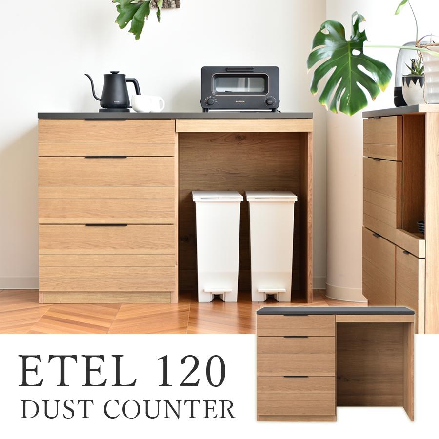 キッチンカウンター ダストカウンター キッチン収納 家電収納 エテル
