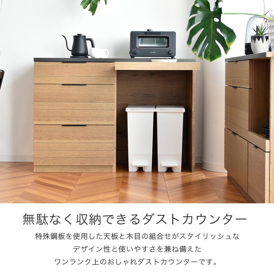 キッチンカウンター ダストカウンター キッチン収納 家電収納 エテル